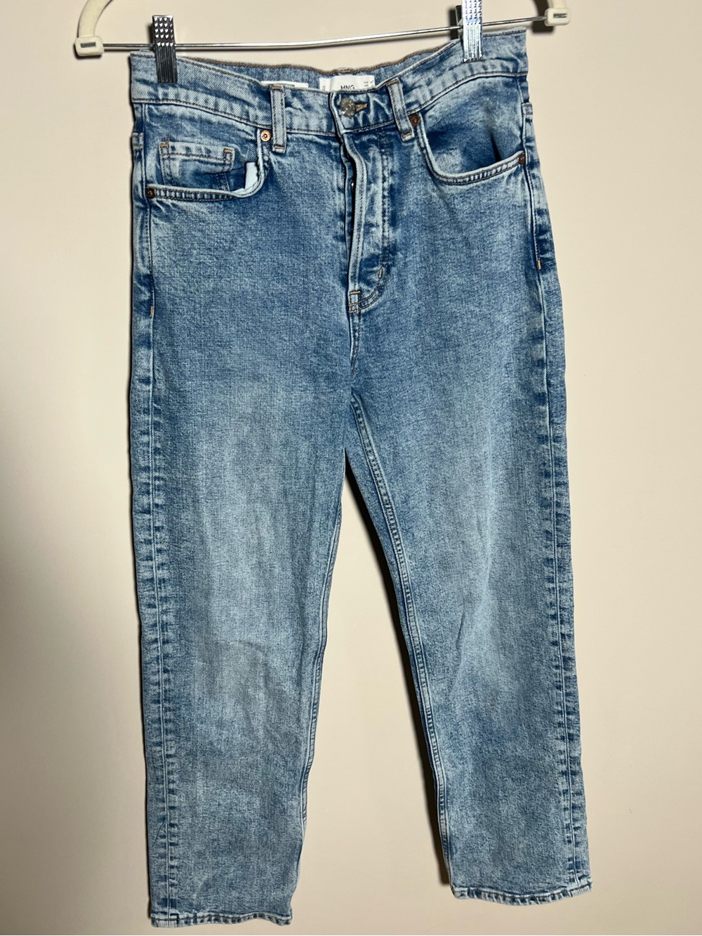 Mango Light Blue Cropped Women’s Jeans